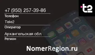 Кто звонил с 9502573986 - регион и оператор
